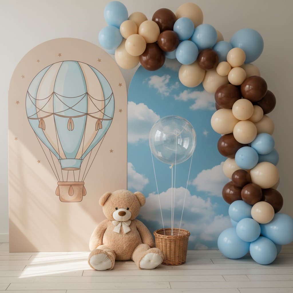 Фотозона с цветами для детского праздника в Минске